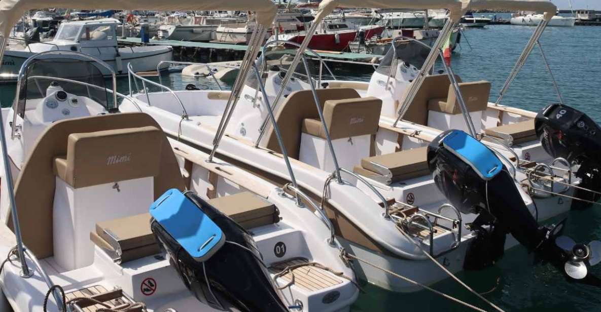 Salerno: Amalfi Coast Boat Rental (License Not Required) - Boat Features and Amenities