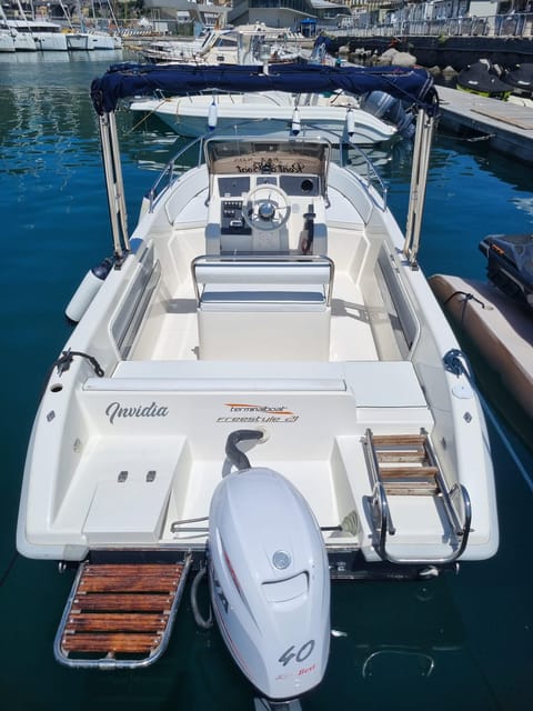 Salerno: Boat Rental for Amalfi Coast (License-Free) - Key Points