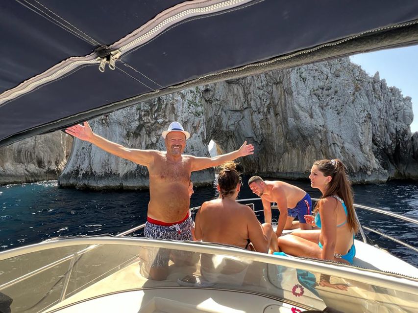 Salerno/Sorrento: Capri Boat Tour With City Visit and Snacks - Description