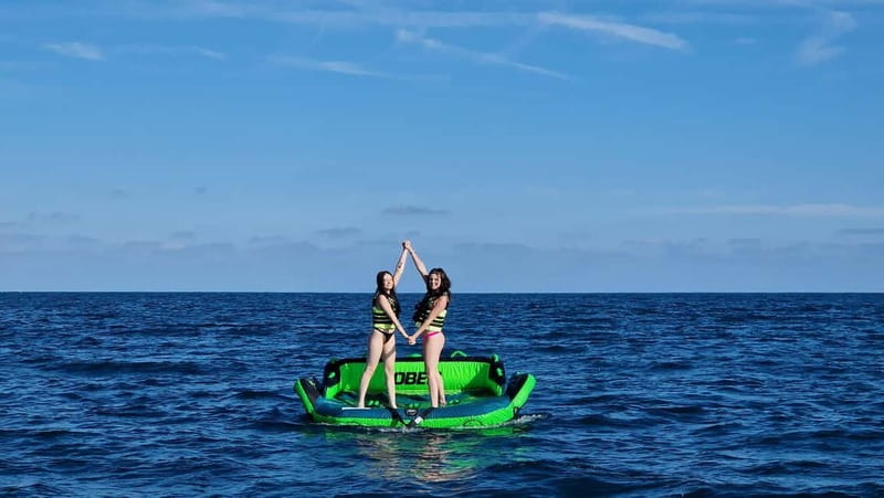 Salou: Private Inflatable Water Sofa Ride - Key Points