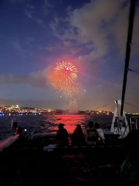 Salou's Fireworks 15th August Sail Catamaran - What to Expect from the Salou Fireworks Sail