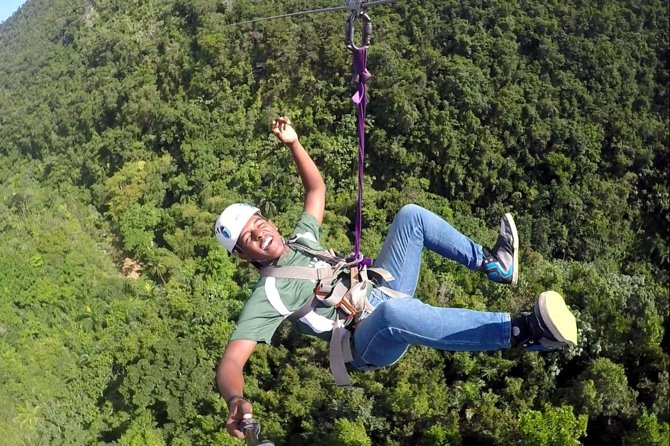 Samana Zip Line With Waterfalls & Culture Tasting - Ziplining Adventure