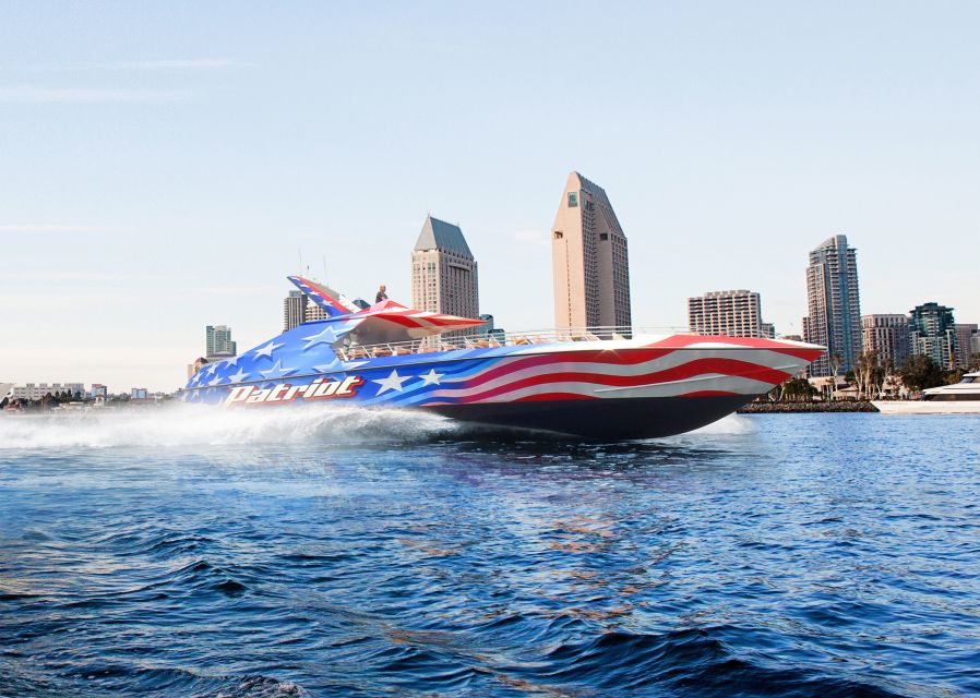 San Diego: Patriot Jet Boat Thrill Ride - Past Military Landmarks