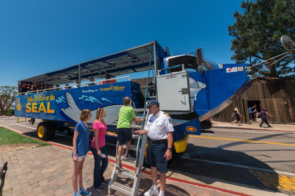 San Diego: SEAL City Tour by Amphibious Bus - Booking Information