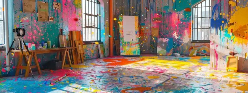 San Diego: Splatter Paint Experience - Key Points  