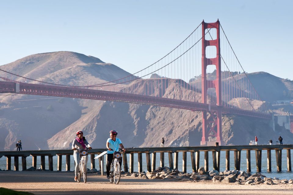 San Francisco: Golden Gate Bike Tour and Alcatraz Ticket - Highlights of the Cycling Route