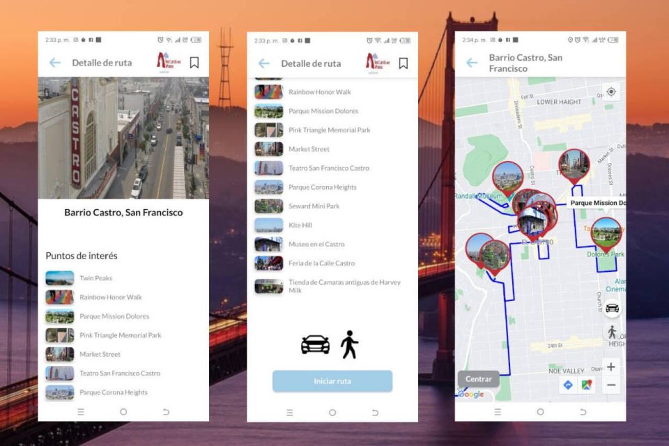 San Francisco Self-Guided Tour App - Multilingual Audioguide - Multilingual Audio Guides