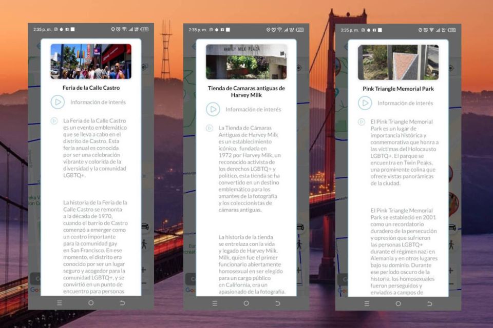 San Francisco Self-Guided Tour App - Multilingual Audioguide - GPS Mapping