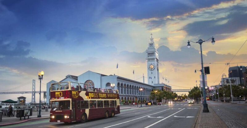 San Francisco: Sightseeing Sunset Tour by Open-Top Bus - Itinerary Breakdown: From Fisherman’s Wharf to Treasure Island and Beyond