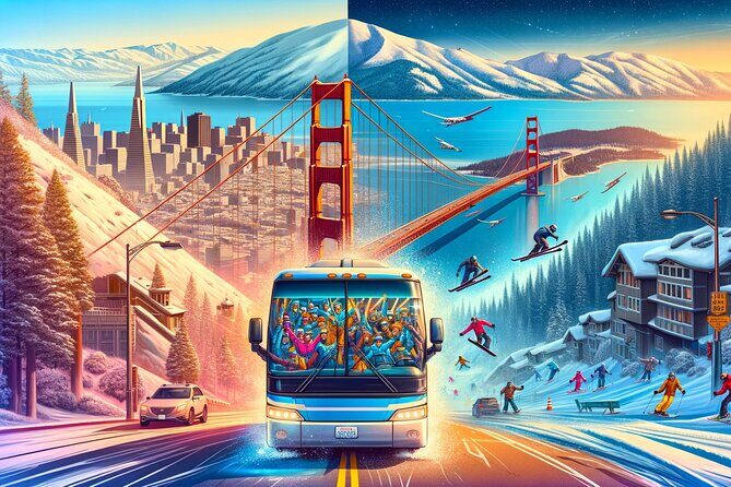 San Francisco to Palisades Lake Tahoe Ski Bus - Key Points