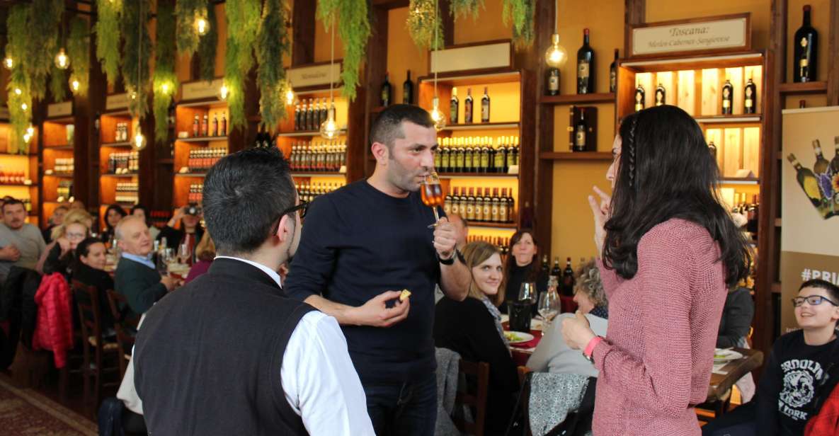 San Gimignano: 2-Hour Wine & Gourmet Tasting With Drinks - Wine and Food Experience