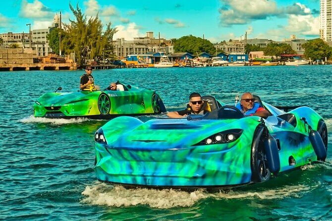 San Juan PR Watersports Car Rental Green McLaren - Scenic Views and Landmarks