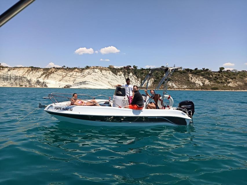San Leone: Boat Tour to Scala Dei Turchi With Swim & Skipper - Key Points