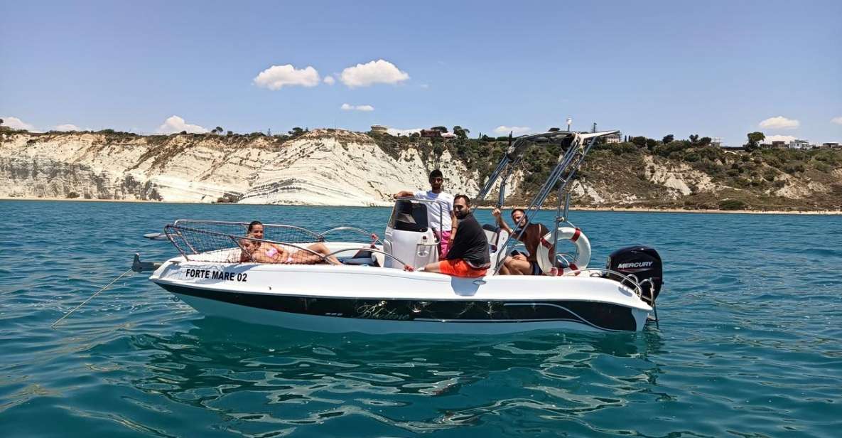 San Leone: Boat Tour to Scala Dei Turchi With Swim & Skipper - Experience Highlights