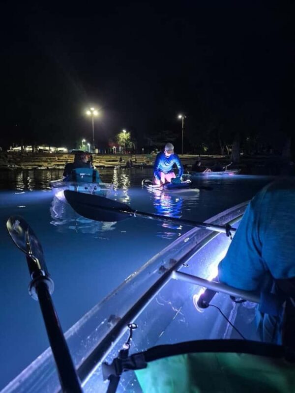 San Marcos: Sunset Clear Kayak Eco Tour with Glow Lights - FAQ