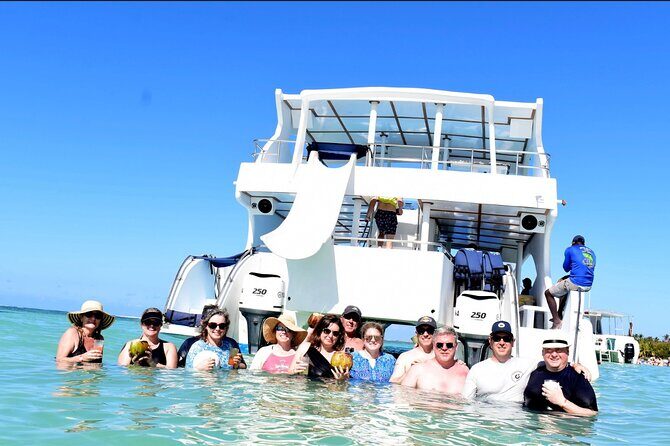 Sand-Bar Punta Cana Party Boat unlimited drinks, snorkeling Vibes - FAQ