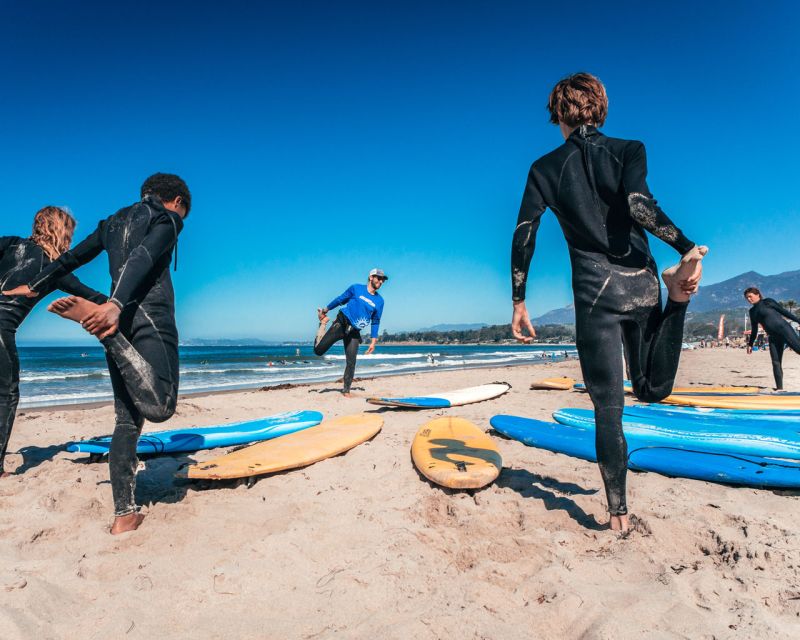 Santa Barbara Surfing Lesson - Location and Directions From North