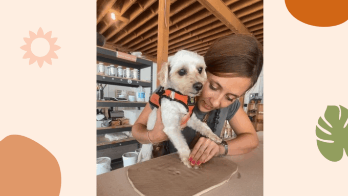 Santa Monica: Dog Friendly Private Ceramics Class - Shipping for Pieces