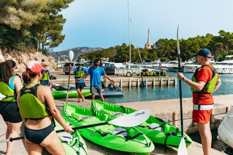 Santa Ponsa: Marine Reserve Kayak Tour - Enjoying the Crystal-Clear Waters