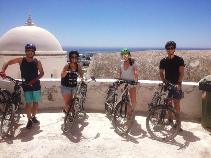 Santorini: Around the Island by Electric Bike - Indulge in Local Flavors