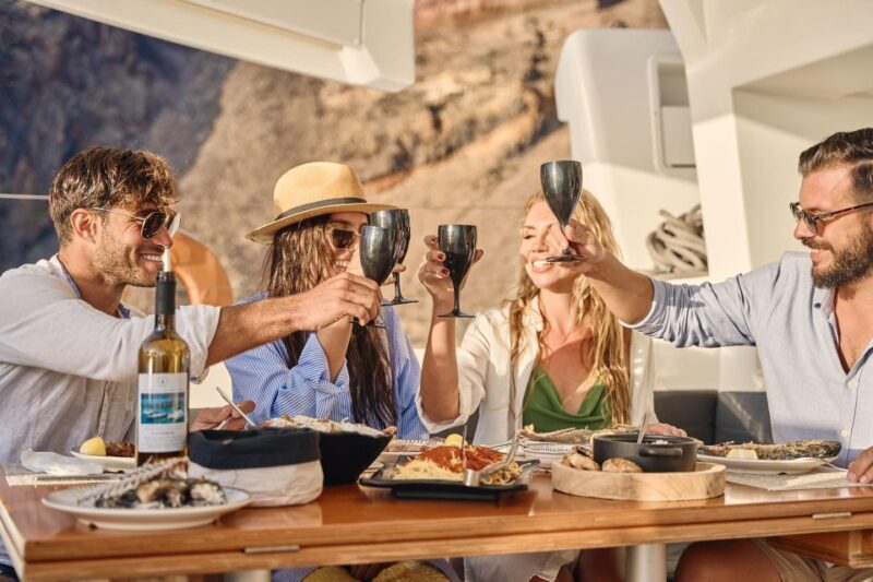 Santorini: Caldera Classic Catamaran Cruise w/ Meal & Drinks - An In-Depth Look: What to Expect from the Cruise