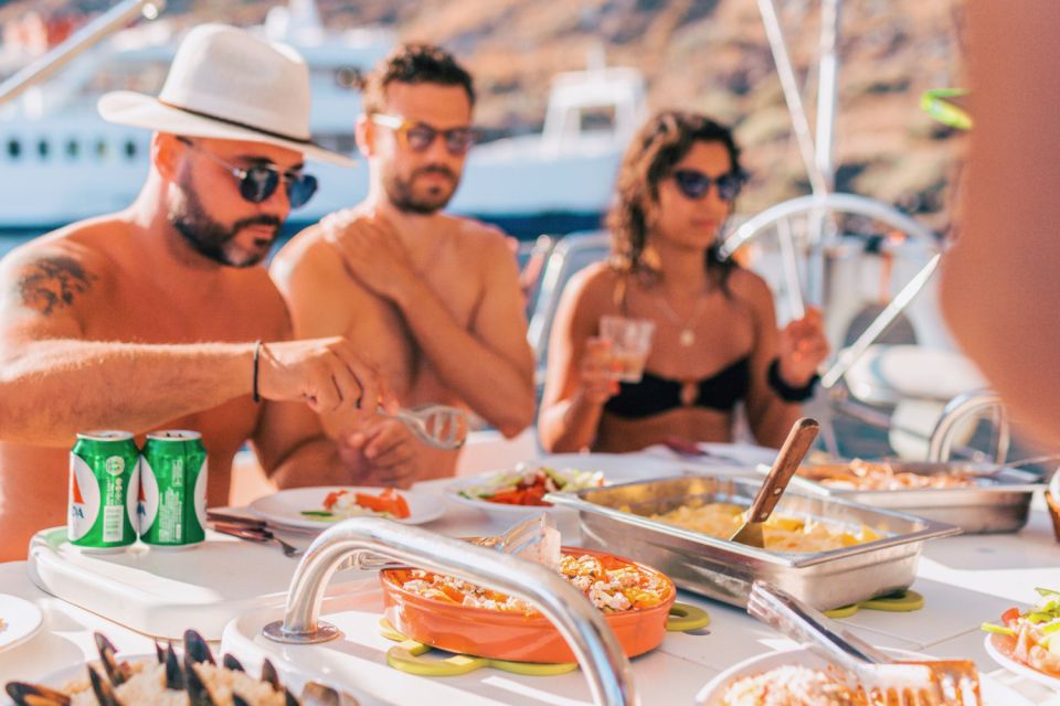 Santorini Caldera: Morning Sailing Cruise with Meal - FAQs