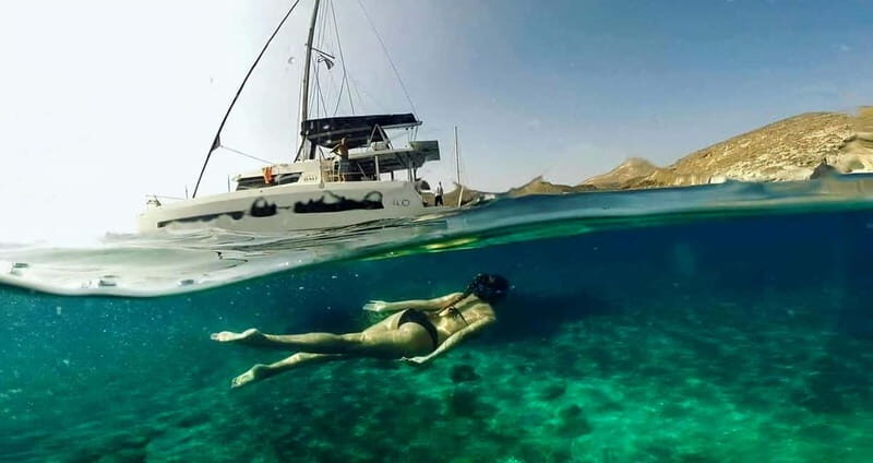 Santorini: Catamaran Cruise with Fresh Meal & Open Bar - The Experience from Reviews