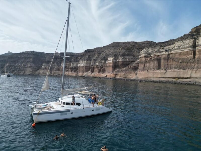 Santorini: Catamaran Cruise with Greek BBQ and Drinks - Authentic Highlights and What Travelers Say