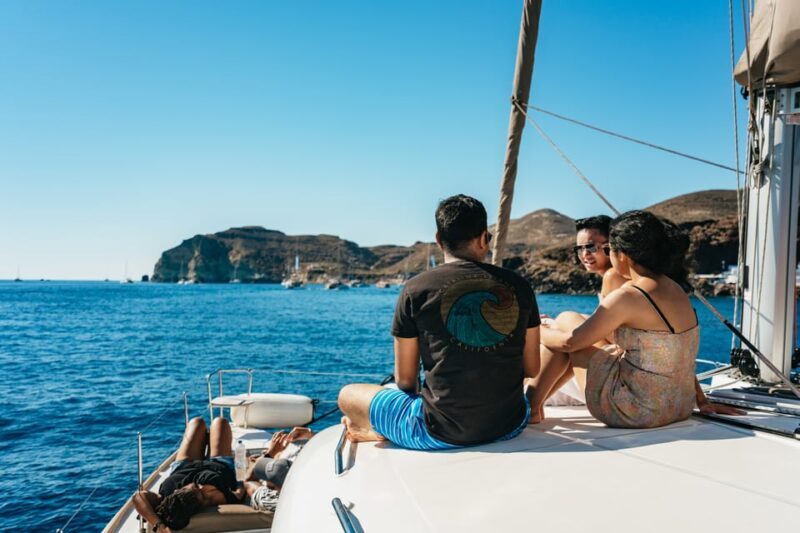 Santorini: Catamaran Cruise with Meals and Drinks - The Sum Up
