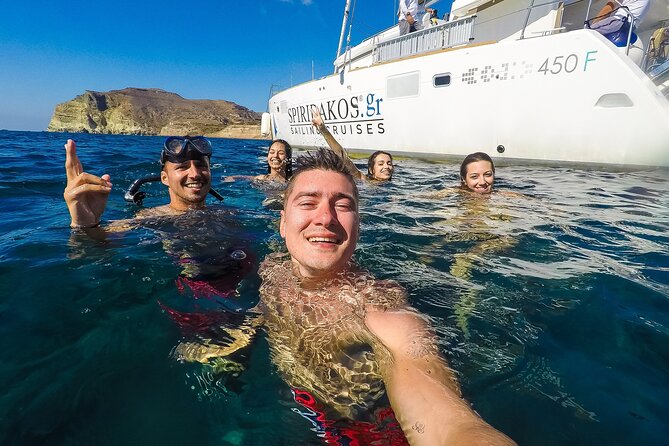 Santorini Classic Catamaran Cruise With Meal Drinks and Transfers - Customer Reviews