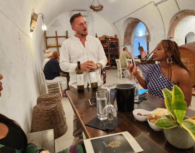 Santorini: Cooking Class & Wine-Tasting Private Tour - Wine Tasting Details