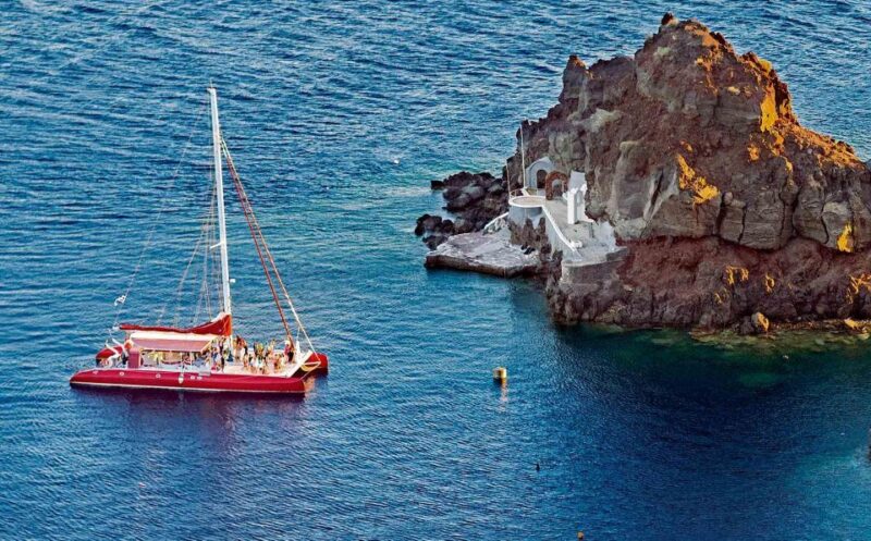 Santorini: Cruise Catamaran With BBQ & Drinks Day or Sunset - Experience Details