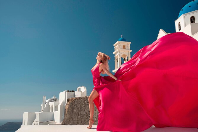 Santorini Flying Dress Experience - Pricing Details