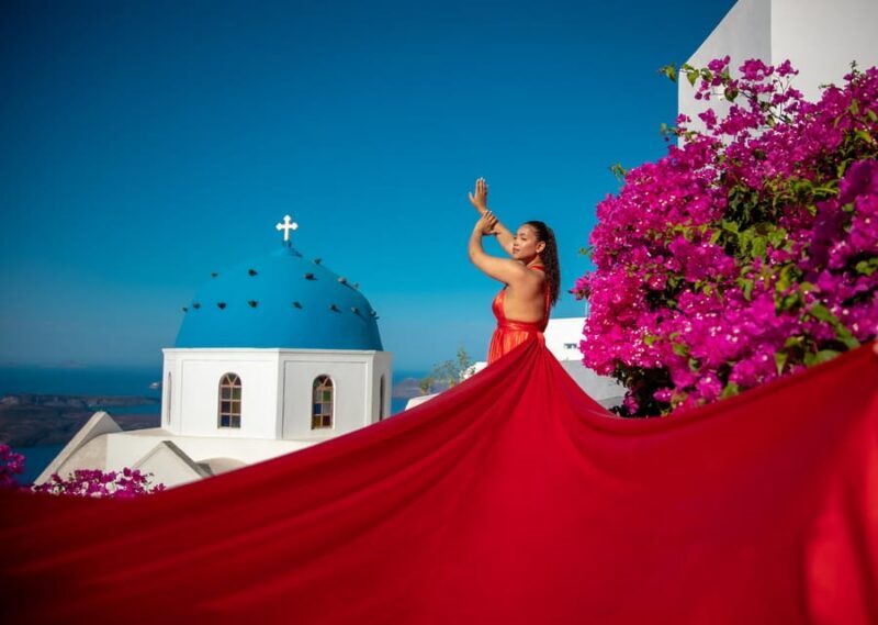 Santorini: Flying Dress Photoshoot - What You Can Expect from the Santorini Flying Dress Photoshoot