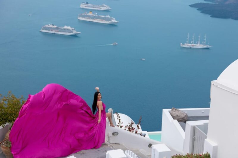 Santorini: Flying Dress Photoshoot - The Value of the Experience