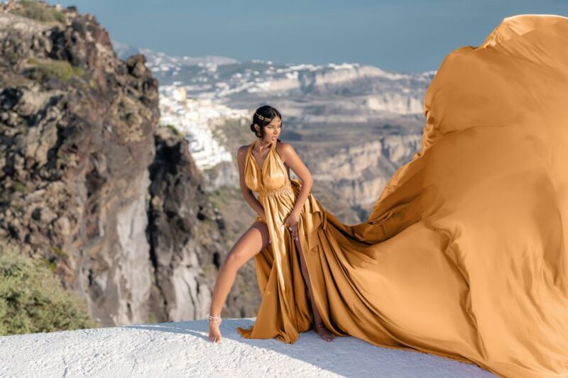 Santorini: Flying Dress Photoshoot - The Sum Up