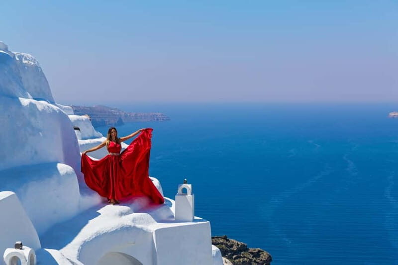 Santorini: Flying Dress Photoshoot - The Sum Up