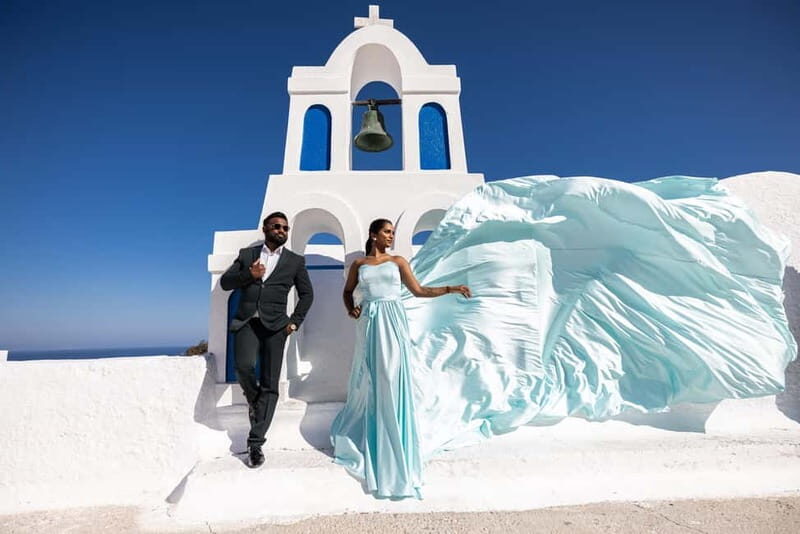 Santorini: Flying Dress Photoshoot **Dress Included** - The Photos and Overall Value
