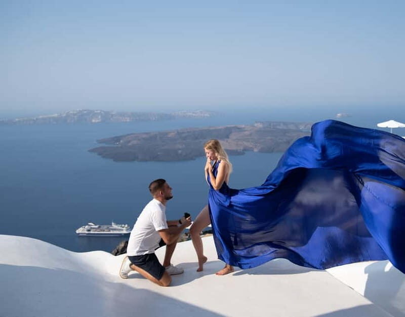 Santorini: Flying Dress Photoshoot Private Entry to Blue Dom - FAQ