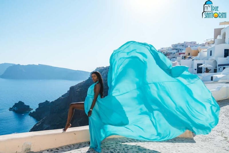 Santorini: Flying Dress Photoshoot with Edited Photos - Who Should Consider This Experience?