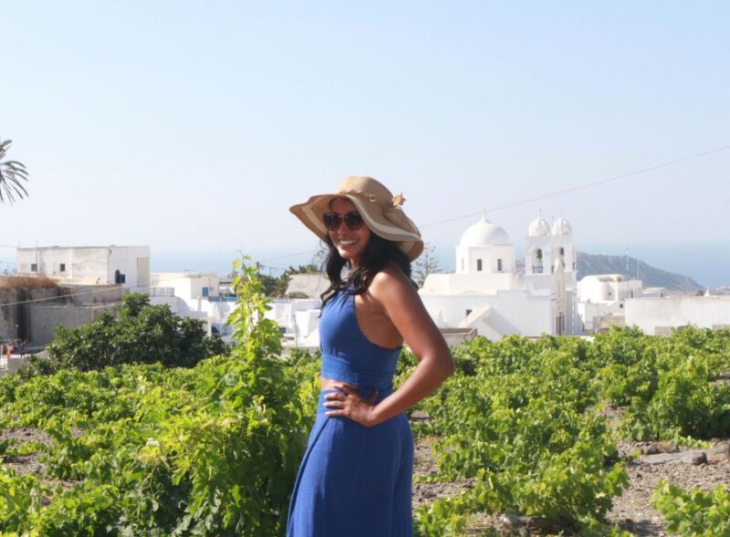 Santorini Hidden Gems Private Tour With Wine Experience - Stunning Views From Profitis Ilias