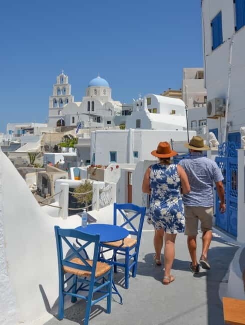 Santorini Highlights Tour with Wine Tasting option - Meeting Point and Pickup