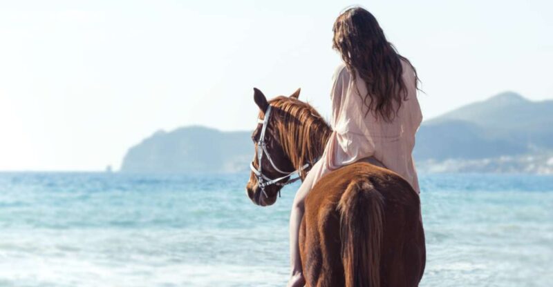 Santorini: Horse Riding Trip to Black Sandy Beach - Key Points