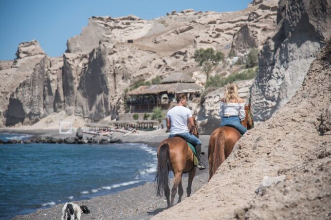 Santorini: Horse Riding Trip to Black Sandy Beach - Exploring Santorini Beyond Horse Riding