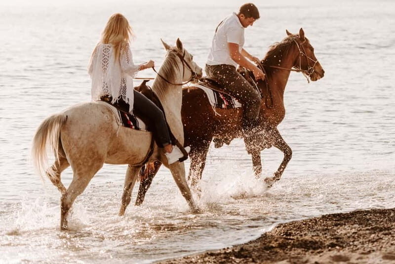 Santorini: Horseback Riding on the Black Sandy Eros Beach - Timing and Flexibility