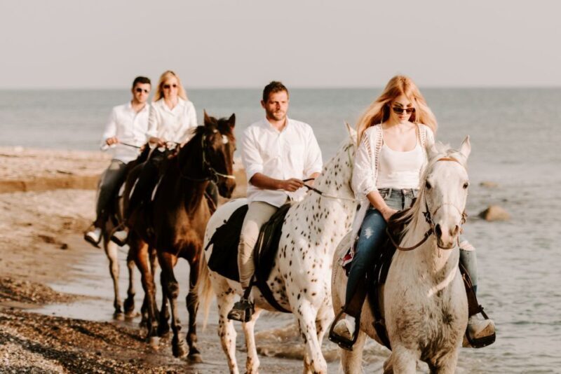 Santorini: Horseback Riding on the Black Sandy Eros Beach - An Authentic Ride Through Santorini’s Volcanic Heart