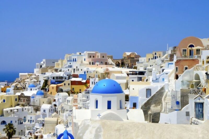 Santorini Island Bus Tour and Caldera Sunset Cruise - Itinerary Highlights