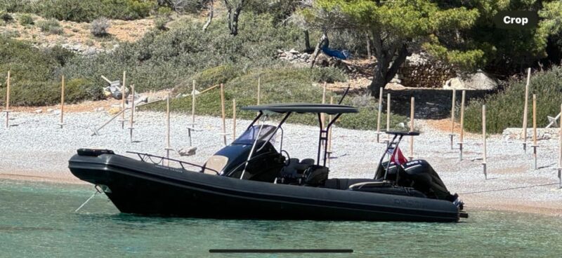 Santorini : Luxury Rib rental with Captain & Fuel included - An Up-close Look at Santorini’s Highlights