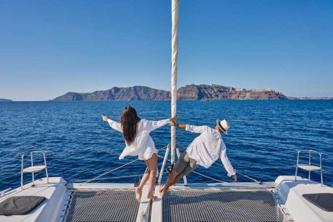 Santorini Oia: Caldera Catamaran Cruise With Meal & Drinks - Customer Reviews