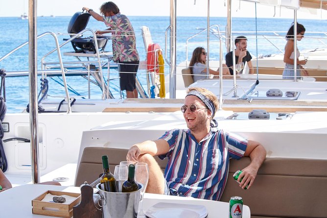 Santorini Platinum Catamaran Cruise With Meal, BBQ and Open Bar - Important Information for Participants